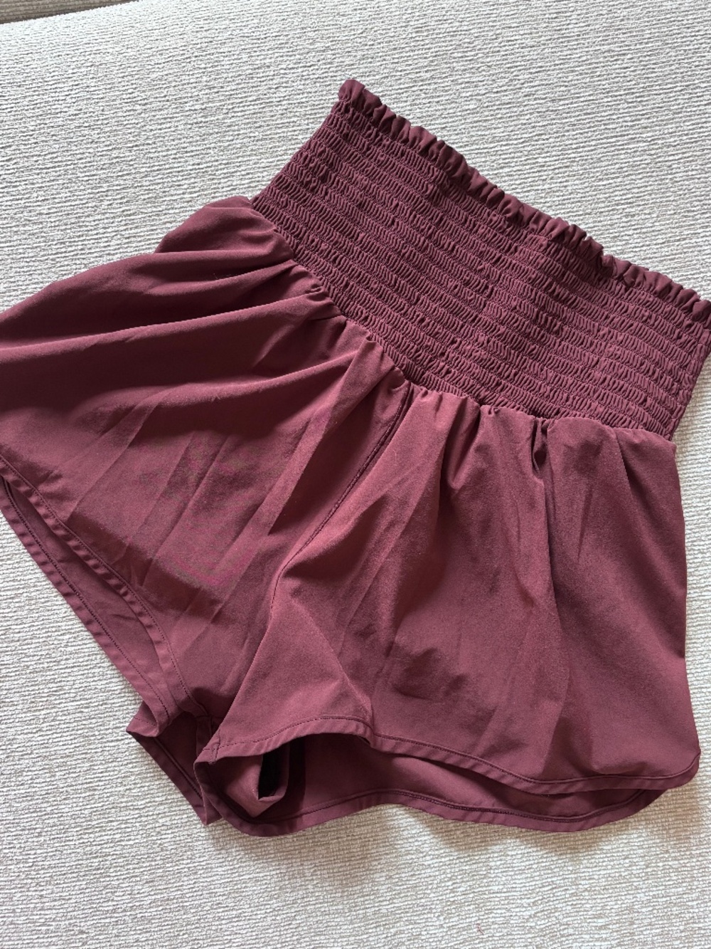 Aerie Burgundy Red Athletic Shorts